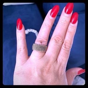 Tiffany & Co mesh ring